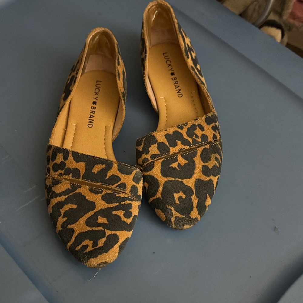 Lucky Brand Women's Animal Print Flats